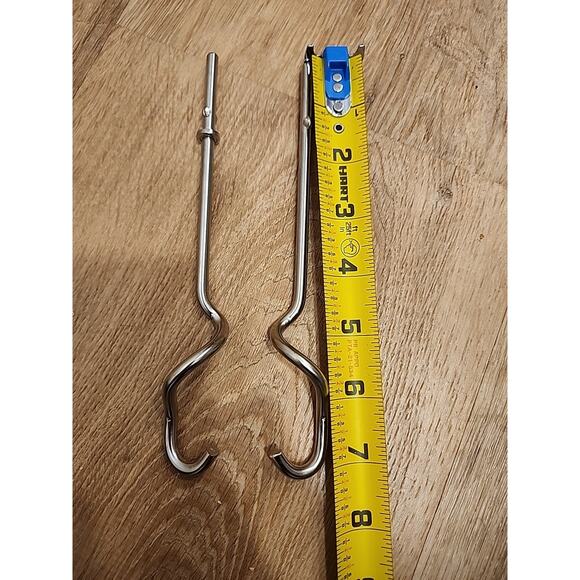 KitchenAid Hand Mixer Dough Hooks Attachments Beaters Replacement Part KHM5AP - Picture 4 of 4